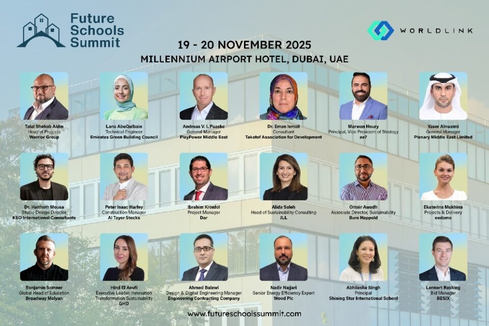 Future Schools Summit 2025 to Shape the Future of Educational Infrastructure in Dubai
