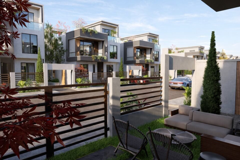 Guzal New Sheikh Zayed master plan showing standalone villas and green spaces