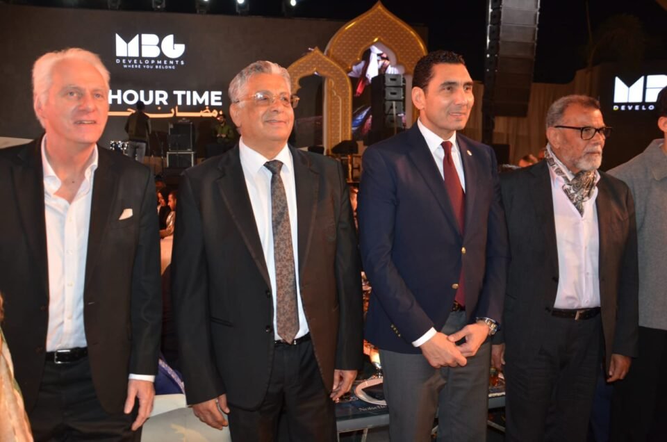محمود العدل MBG خلال حفل سحور شركة MBG في رمضان