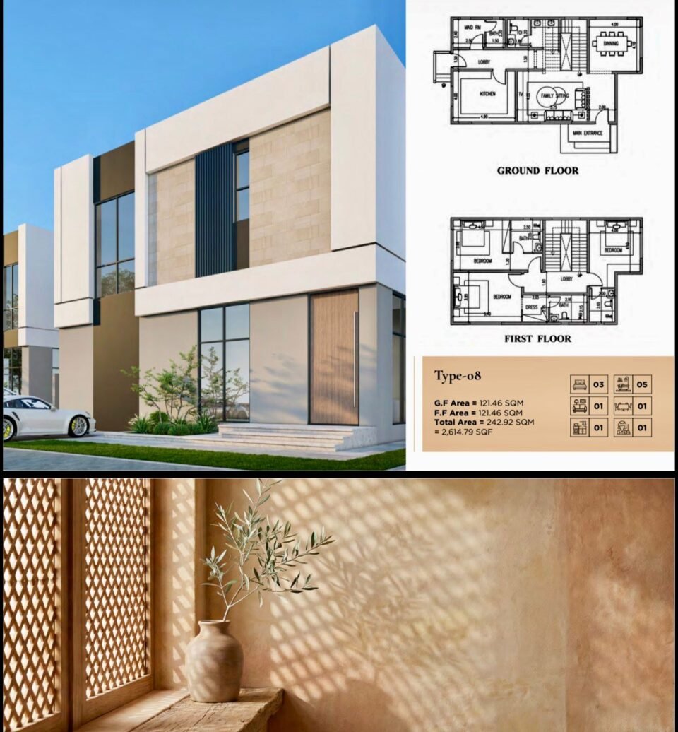 Flexible Payment Plan Villas design and layout