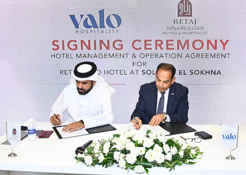 VALO Hospitality signs agreement with Retaj Hotels to operate RETAJ VALO Hotel at Solara Ain Sokhna