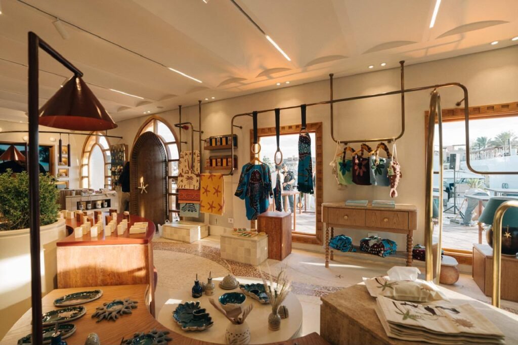 Beit El Gouna store showcasing Egyptian homeware and lifestyle products